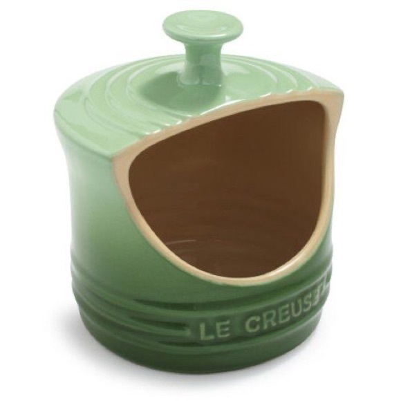 Le Creuset Other - Le Creuset Salt Keeper Pig Crock Rosemary green